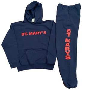 Jerseez Hooded St. Mary’s Sweatshirt and Sweatpants